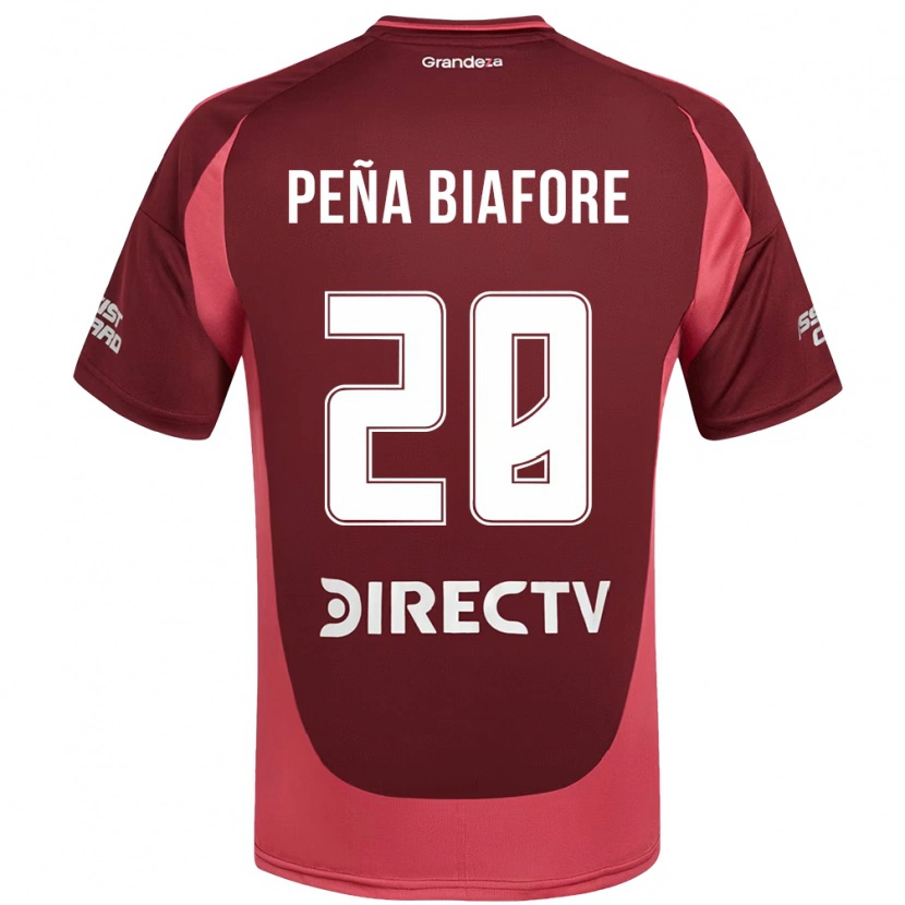 Danxen Homem Camisola Felipe Pena Biafore #28 Bordô Magenta Alternativa 2025/26 Camisa
