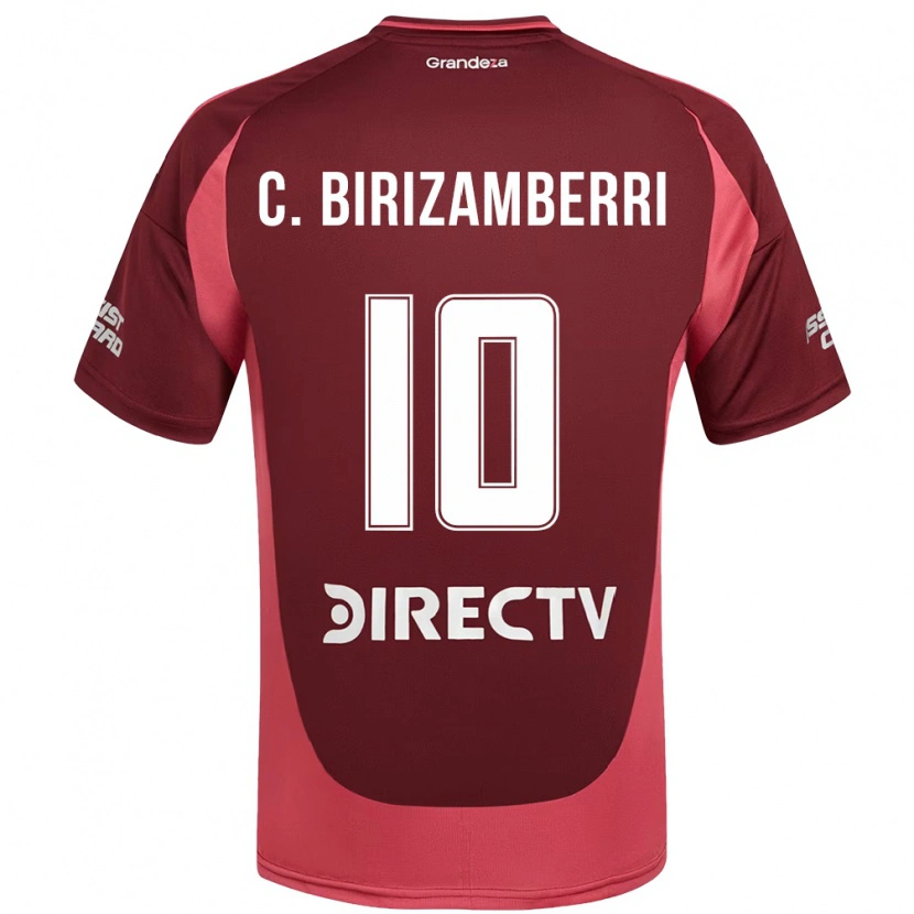 Danxen Homem Camisola Carolina Birizamberri #10 Bordô Magenta Alternativa 2025/26 Camisa