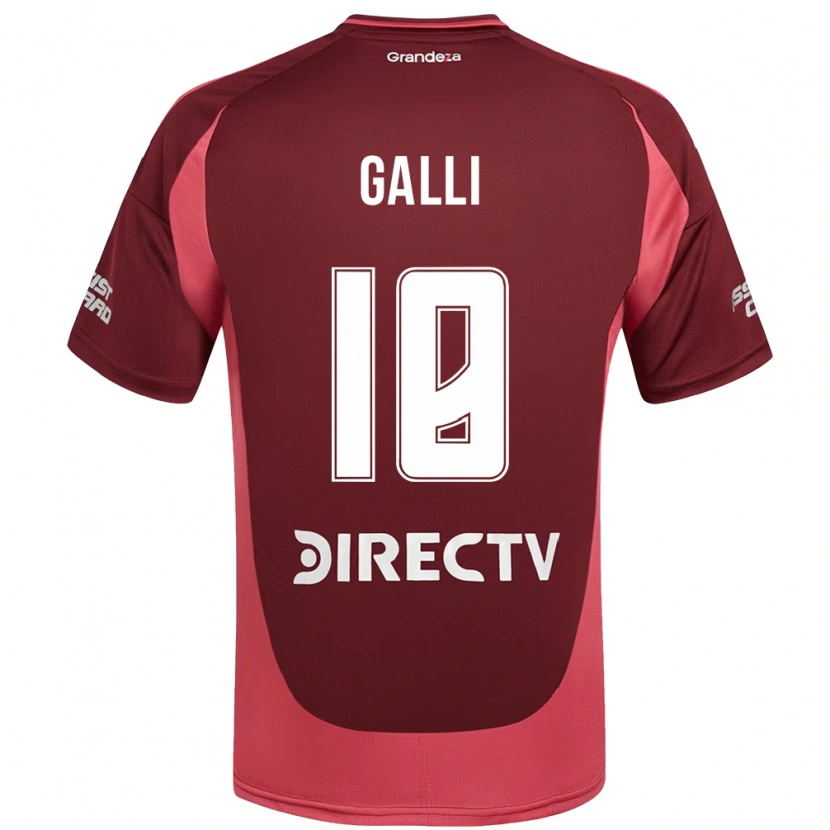 Danxen Homem Camisola Ludmila Galli #18 Bordô Magenta Alternativa 2025/26 Camisa