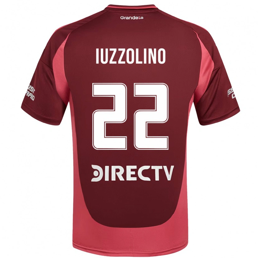 Danxen Homem Camisola Rocío Iuzzolino #22 Bordô Magenta Alternativa 2025/26 Camisa