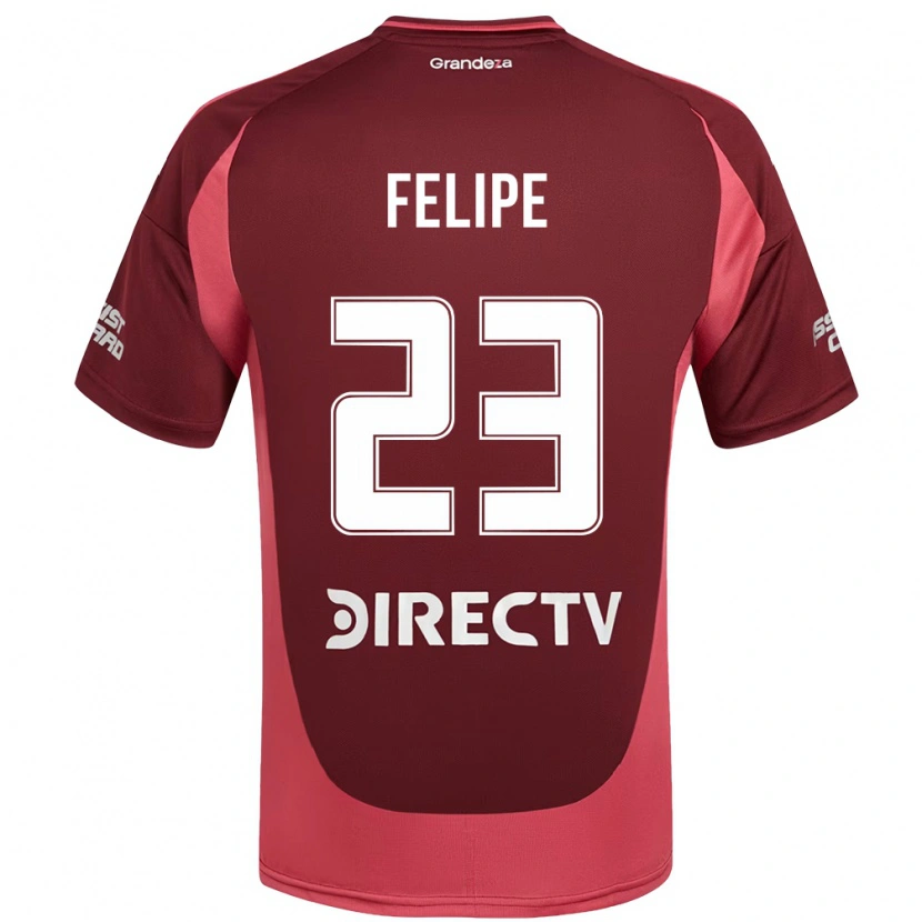 Danxen Homem Camisola Laura Felipe #23 Bordô Magenta Alternativa 2025/26 Camisa