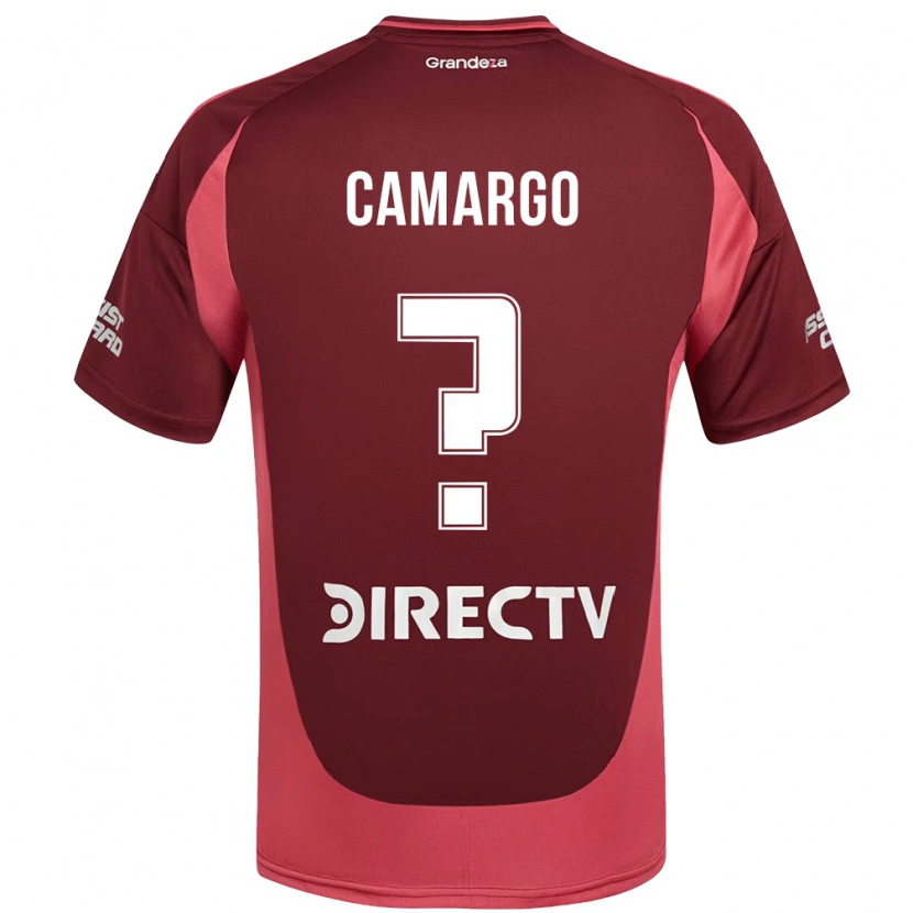 Danxen Homem Camisola Franco Camargo #0 Bordô Magenta Alternativa 2025/26 Camisa
