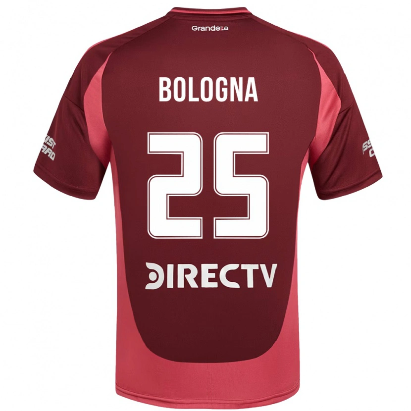 Danxen Homem Camisola Enrique Bologna #25 Bordô Magenta Alternativa 2025/26 Camisa
