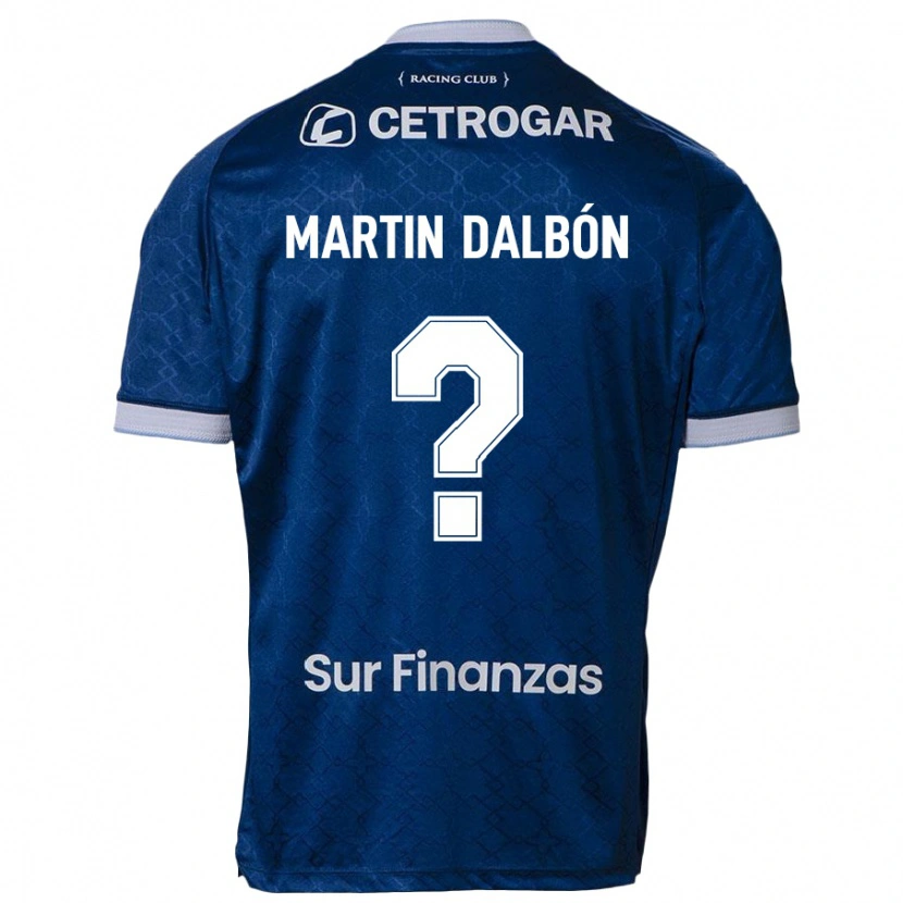 Danxen Homem Camisola Juan Martin Dalbón #0 Azul Escuro Alternativa 2025/26 Camisa