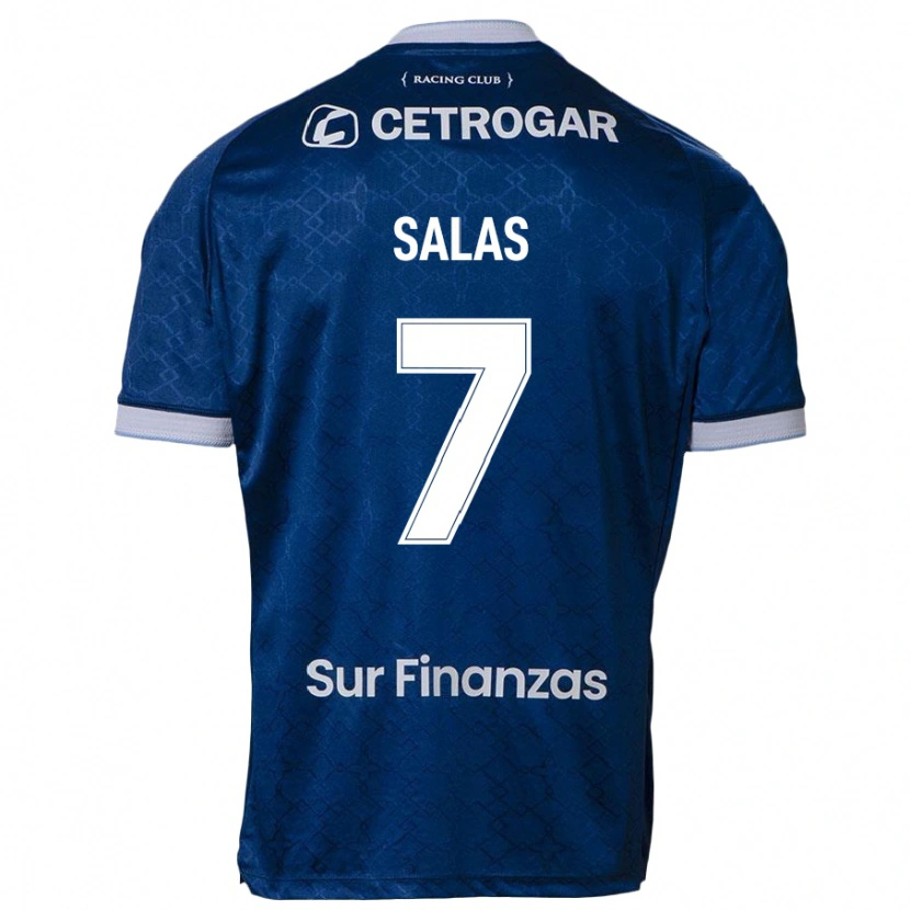 Danxen Homem Camisola Maximiliano Salas #7 Azul Escuro Alternativa 2025/26 Camisa