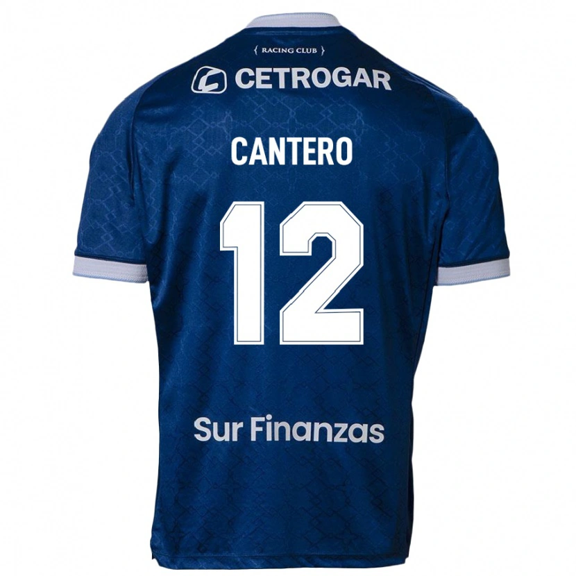 Danxen Homem Camisola Milton Cantero #12 Azul Escuro Alternativa 2025/26 Camisa