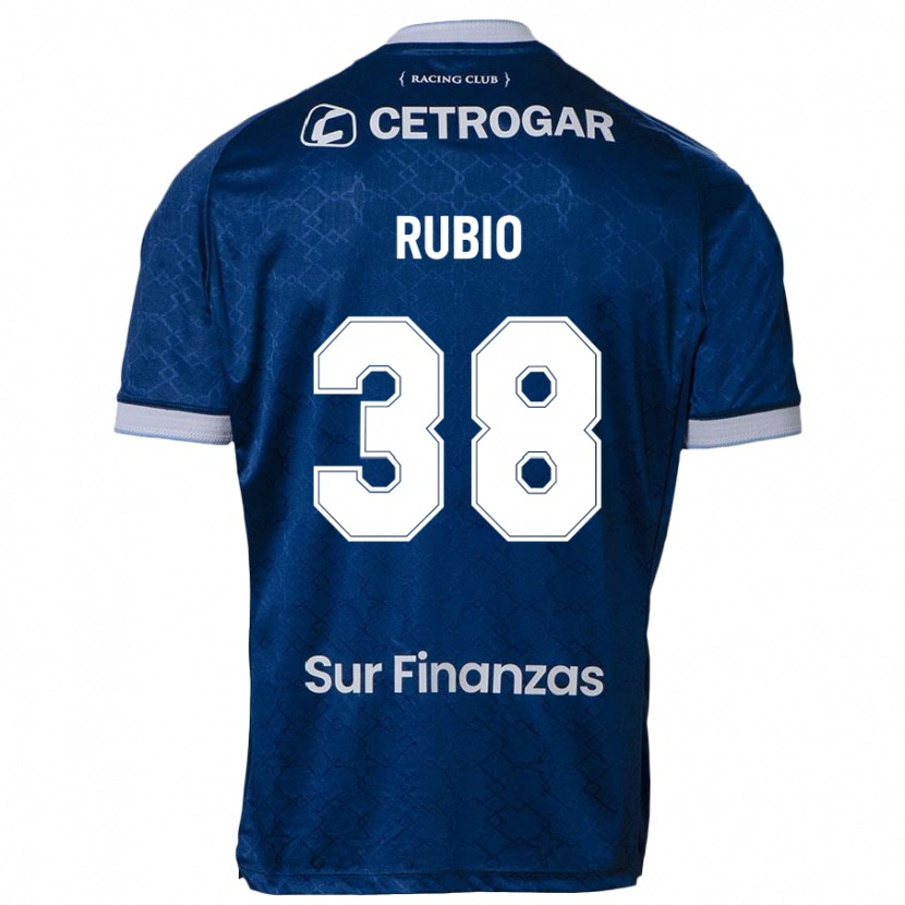 Danxen Homem Camisola Tobias Rubio #38 Azul Escuro Alternativa 2025/26 Camisa