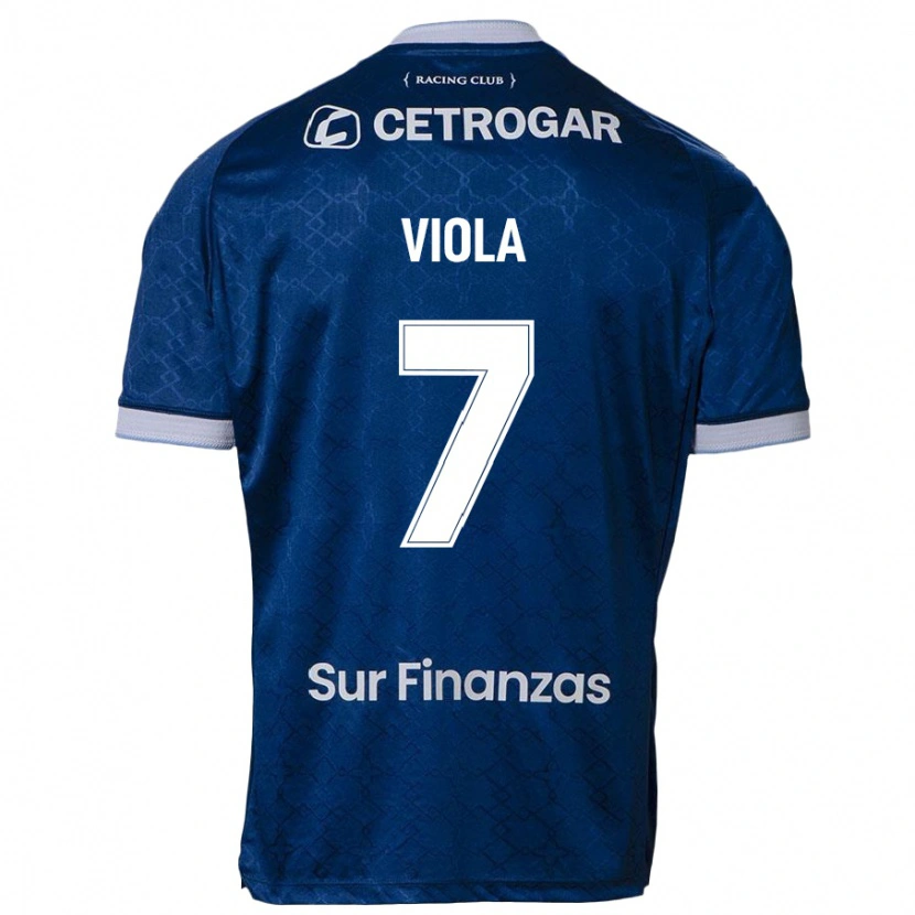 Danxen Homem Camisola Nazarena Viola #7 Azul Escuro Alternativa 2025/26 Camisa