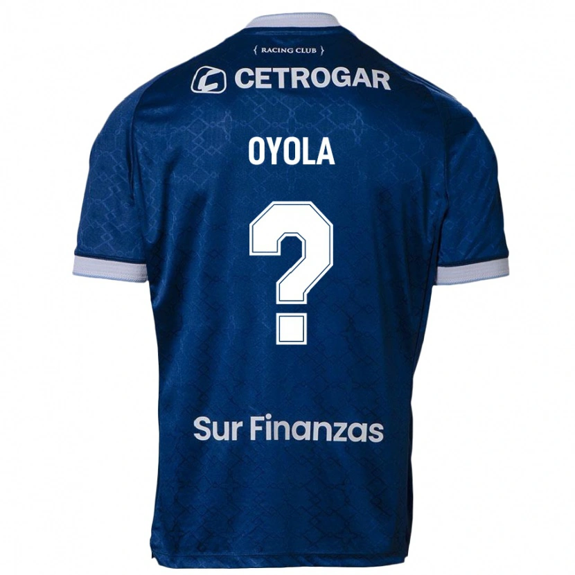 Danxen Homem Camisola Cristian Oyola #0 Azul Escuro Alternativa 2025/26 Camisa