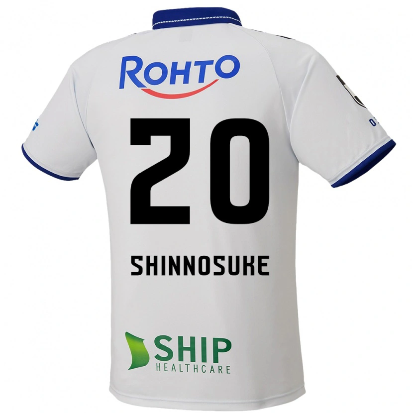 Danxen Homem Camisola Shinnosuke Nakatani #20 Branco Azul Preto Alternativa 2025/26 Camisa