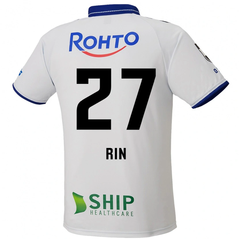 Danxen Homem Camisola Rin Mito #27 Branco Azul Preto Alternativa 2025/26 Camisa