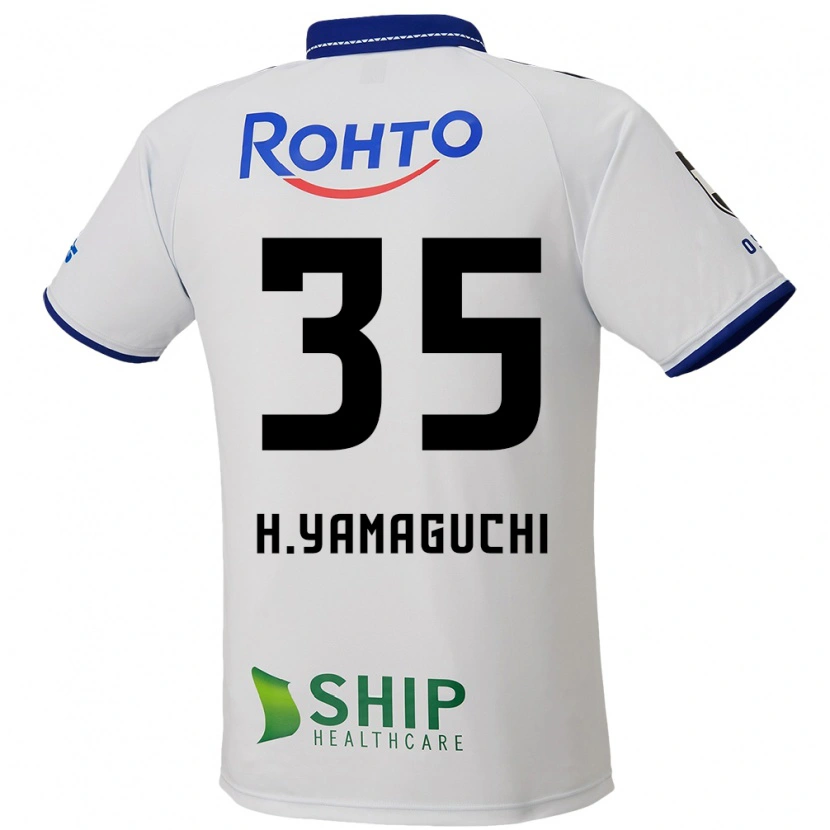 Danxen Homem Camisola Haruta Yamaguchi #35 Branco Azul Preto Alternativa 2025/26 Camisa