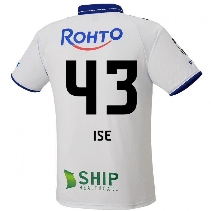 Danxen Homem Camisola Ko Ise #43 Branco Azul Preto Alternativa 2025/26 Camisa