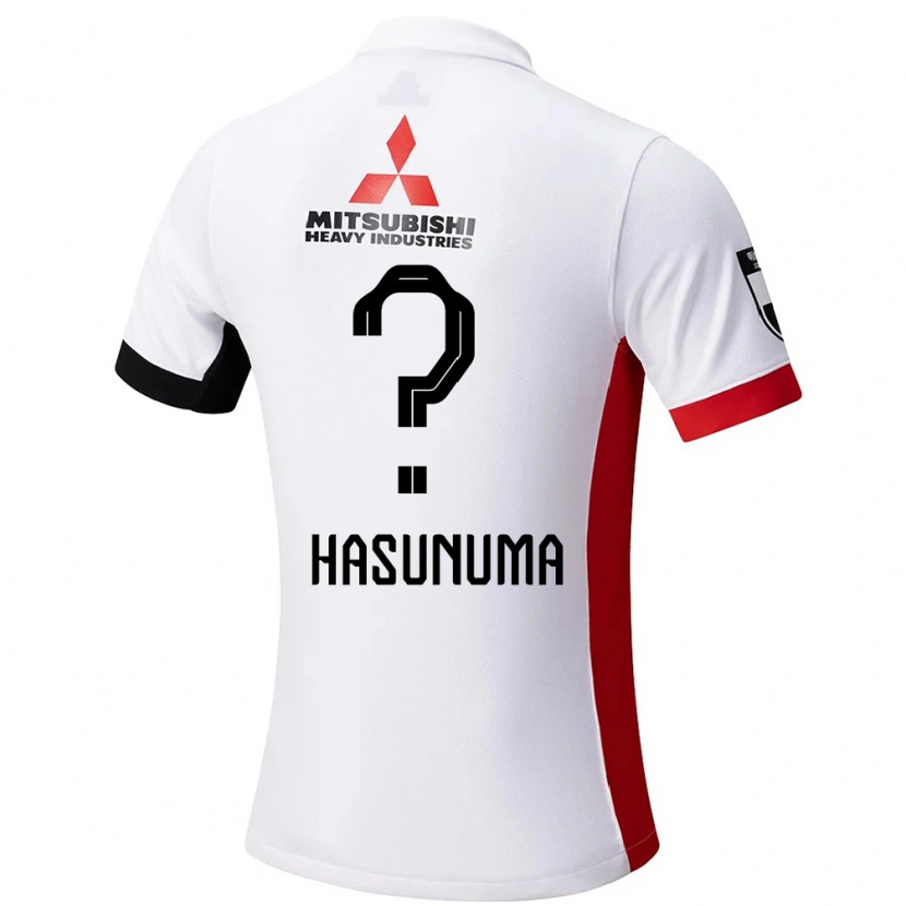 Danxen Homem Camisola Shunsuke Hasunuma #0 Branco Preto Alternativa 2025/26 Camisa