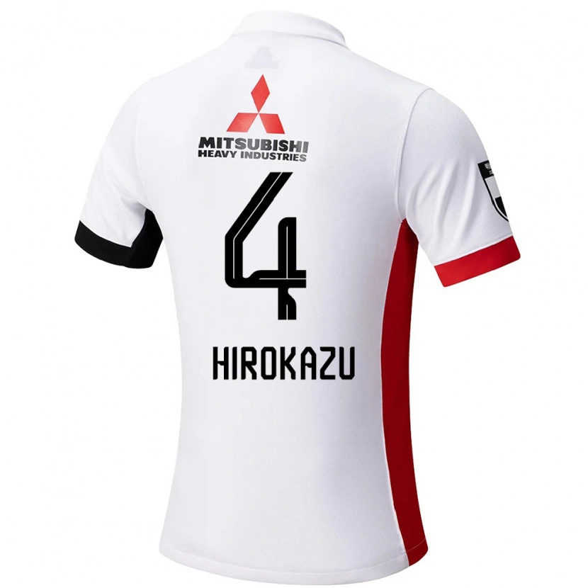 Danxen Homem Camisola Hirokazu Ishihara #4 Branco Preto Alternativa 2025/26 Camisa