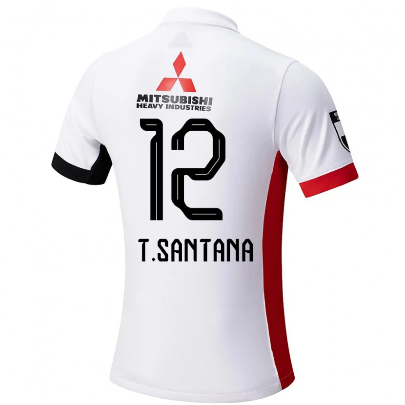 Danxen Homem Camisola Thiago #12 Branco Preto Alternativa 2025/26 Camisa