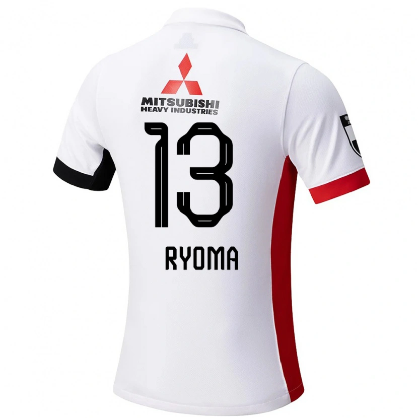 Danxen Homem Camisola Ryoma Watanabe #13 Branco Preto Alternativa 2025/26 Camisa