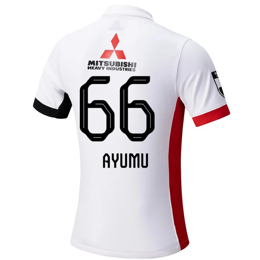 Danxen Homem Camisola Ayumu Ohata #66 Branco Preto Alternativa 2025/26 Camisa