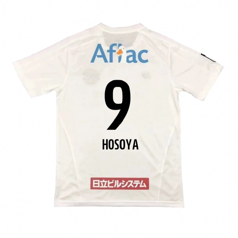 Danxen Homem Camisola Mao Hosoya #9 Cinza Claro Bege Alternativa 2025/26 Camisa