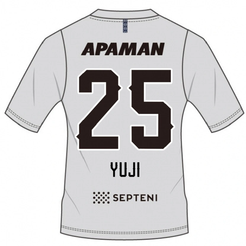 Danxen Homem Camisola Yuji Kitajima #25 Cinza Claro Alternativa 2025/26 Camisa