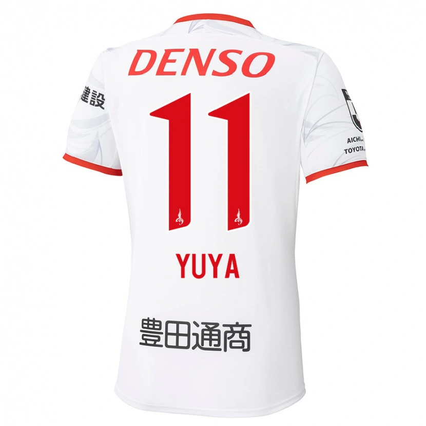 Danxen Homem Camisola Yuya Yamagishi #11 Branco Vermelho Alternativa 2025/26 Camisa