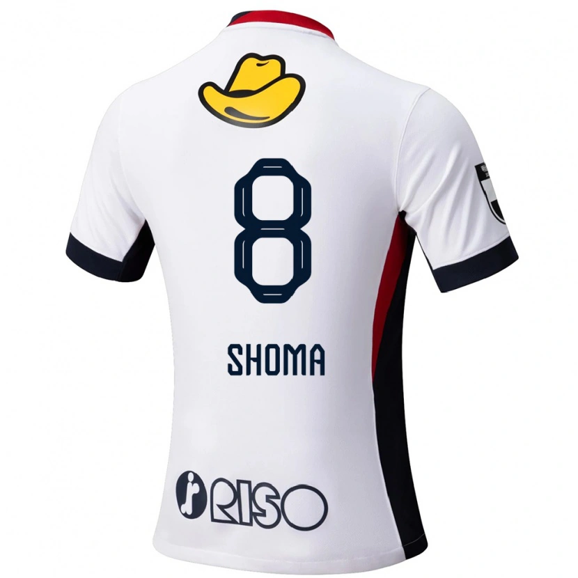 Danxen Homem Camisola Shoma Doi #8 Branco Preto Alternativa 2025/26 Camisa