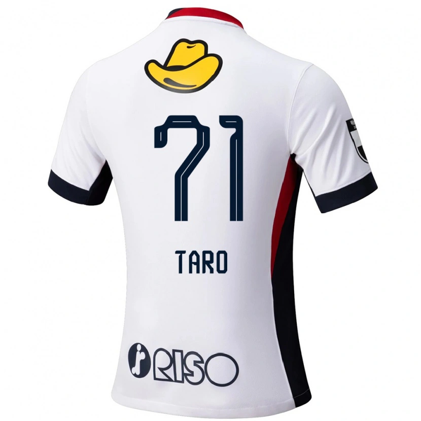 Danxen Homem Camisola Ryotaro Araki #71 Branco Preto Alternativa 2025/26 Camisa