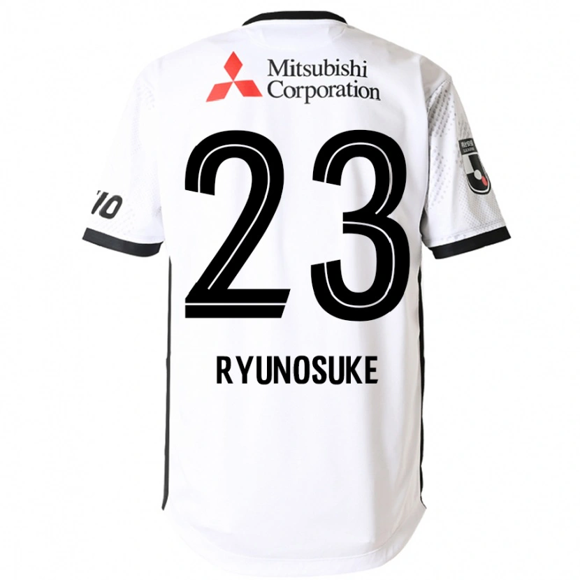 Danxen Homem Camisola Ryunosuke Sato #23 Branco Preto Alternativa 2025/26 Camisa