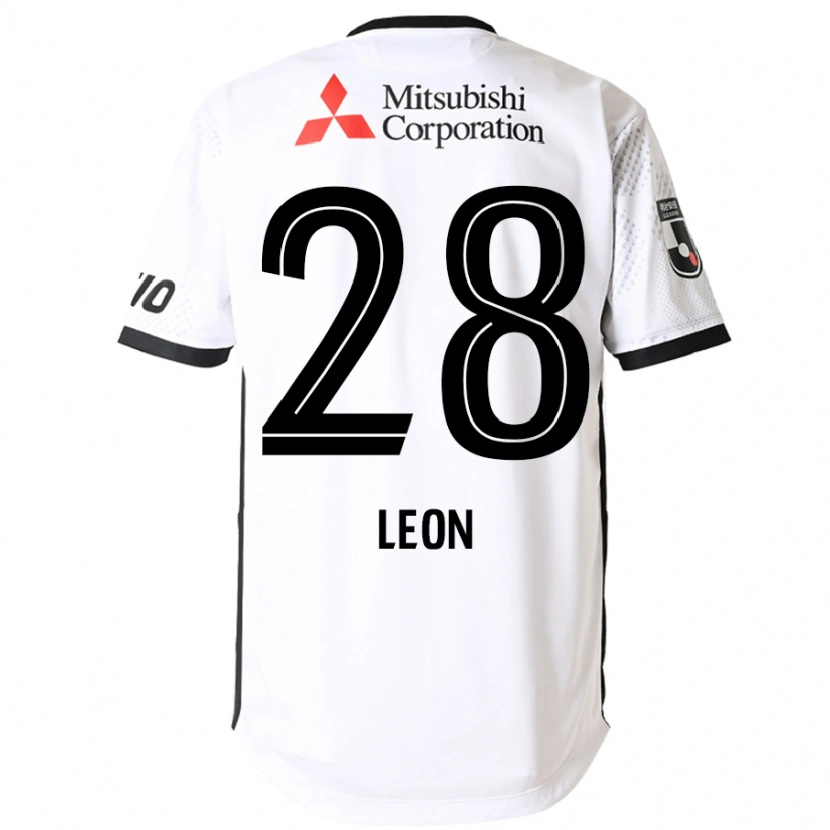 Danxen Homem Camisola Leon Nozawa #28 Branco Preto Alternativa 2025/26 Camisa