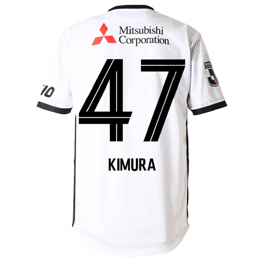 Danxen Homem Camisola Seiji Kimura #47 Branco Preto Alternativa 2025/26 Camisa