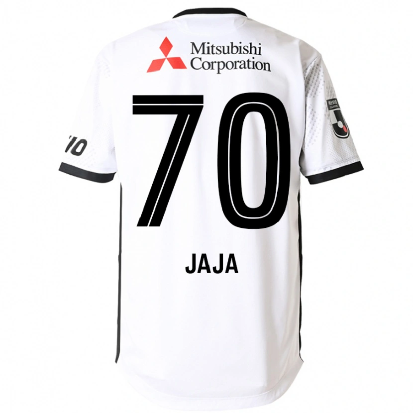 Danxen Homem Camisola Jája Silva #70 Branco Preto Alternativa 2025/26 Camisa