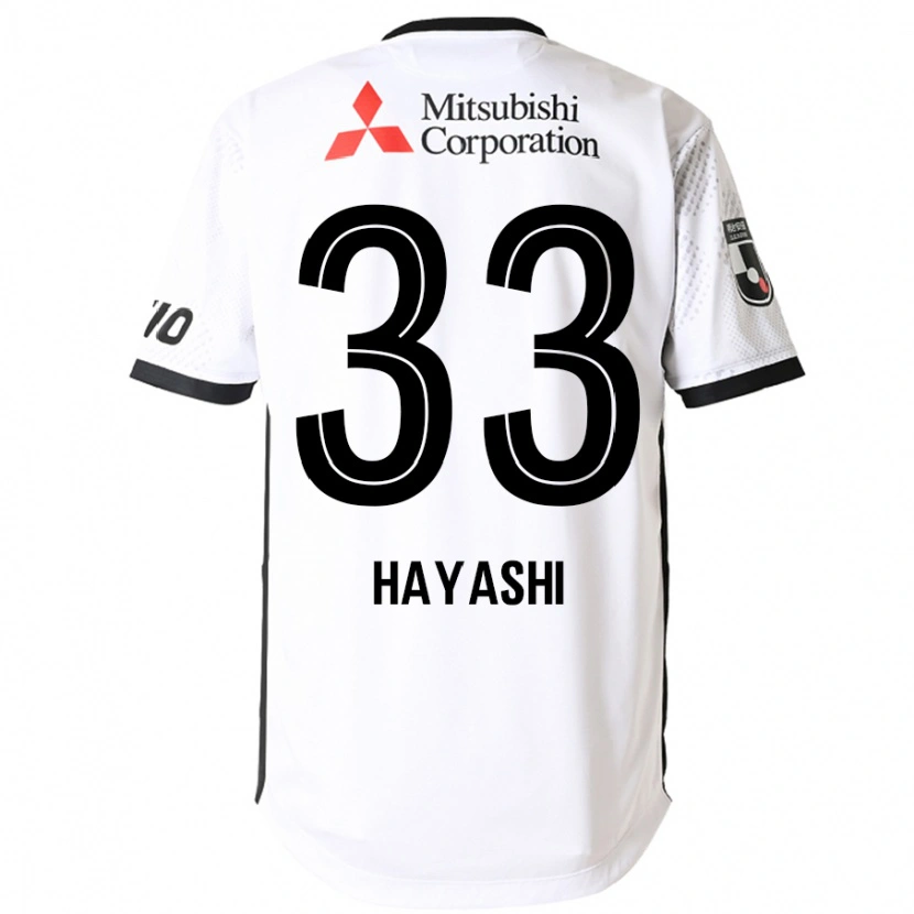 Danxen Homem Camisola Akihiro Hayashi #33 Branco Preto Alternativa 2025/26 Camisa