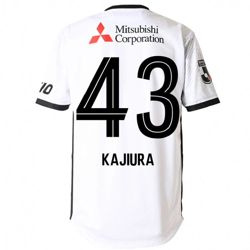 Danxen Homem Camisola Yuki Kajiura #43 Branco Preto Alternativa 2025/26 Camisa