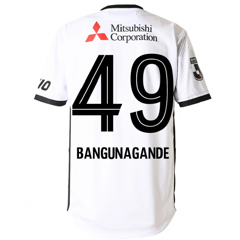 Danxen Homem Camisola Kashif Bangunagande #49 Branco Preto Alternativa 2025/26 Camisa