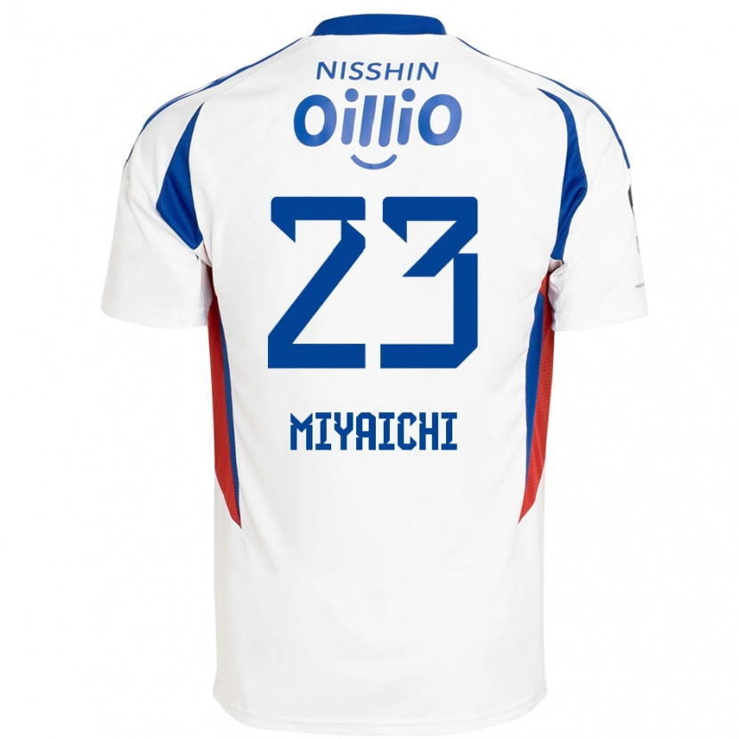 Danxen Homem Camisola Ryo Miyaichi #23 Branco Azul Royal Alternativa 2025/26 Camisa