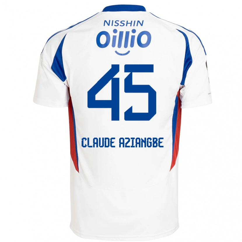 Danxen Homem Camisola Jean Claude #45 Branco Azul Royal Alternativa 2025/26 Camisa