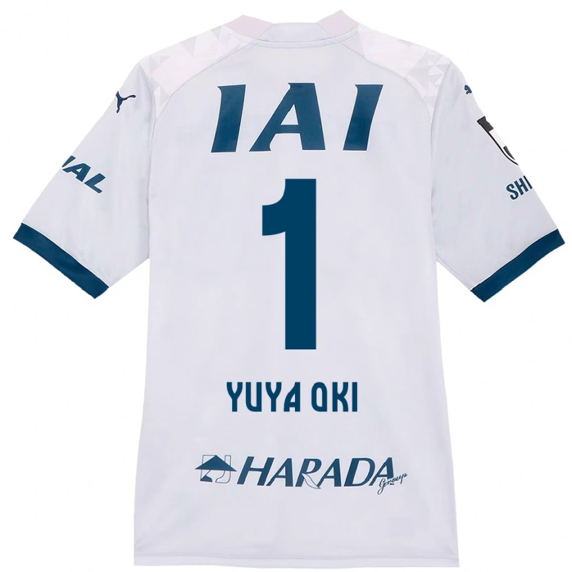 Danxen Homem Camisola Yuya Oki #1 Branco Azul Royal Alternativa 2025/26 Camisa