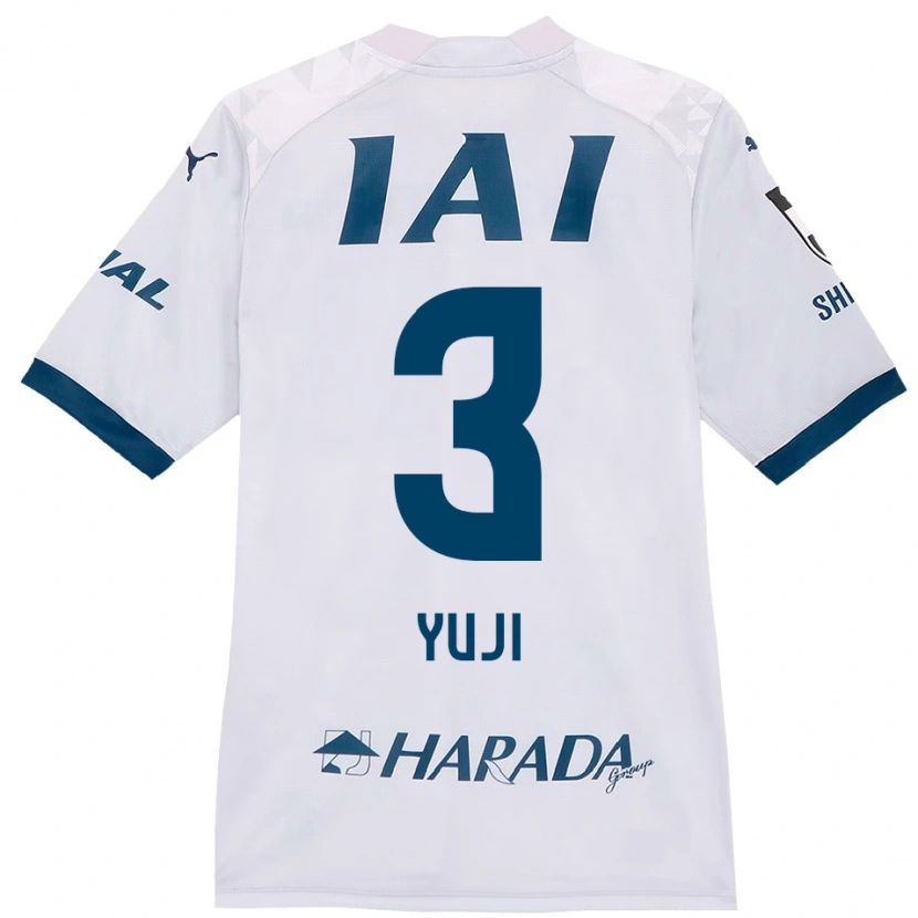 Danxen Homem Camisola Yuji Takahashi #3 Branco Azul Royal Alternativa 2025/26 Camisa