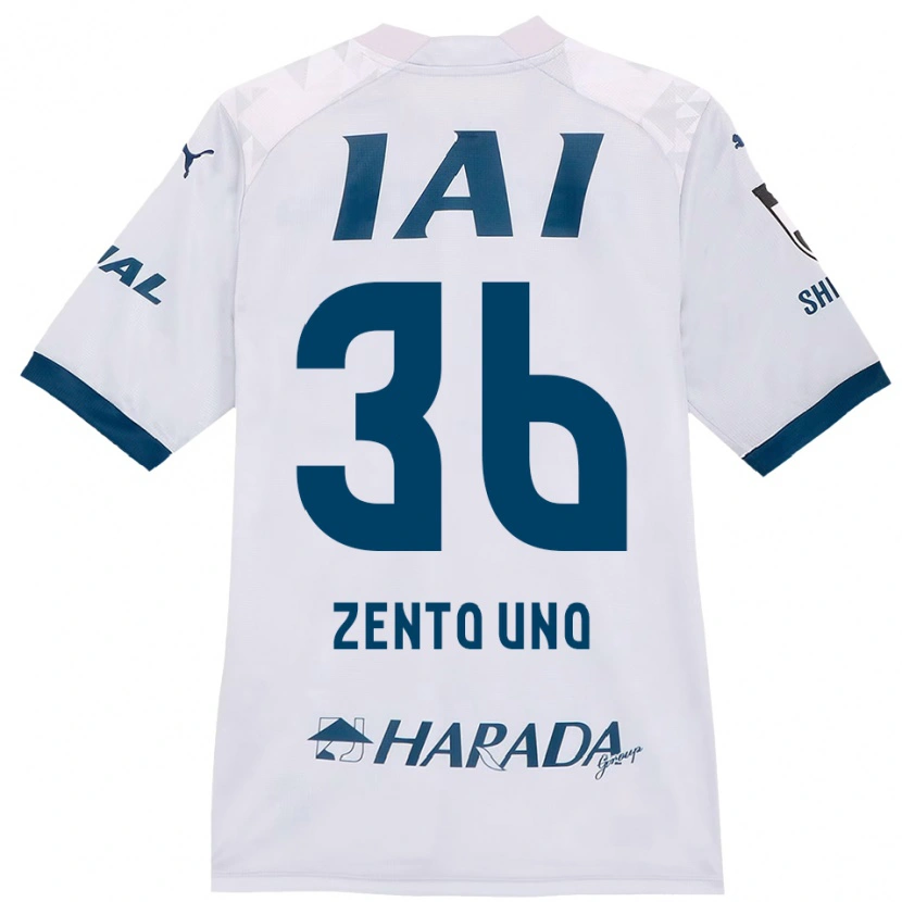 Danxen Homem Camisola Zento Uno #36 Branco Azul Royal Alternativa 2025/26 Camisa