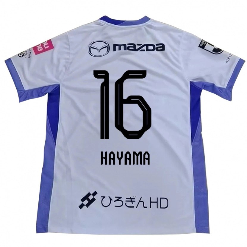 Danxen Homem Camisola Miku Hayama #16 Branco Laranja Alternativa 2025/26 Camisa
