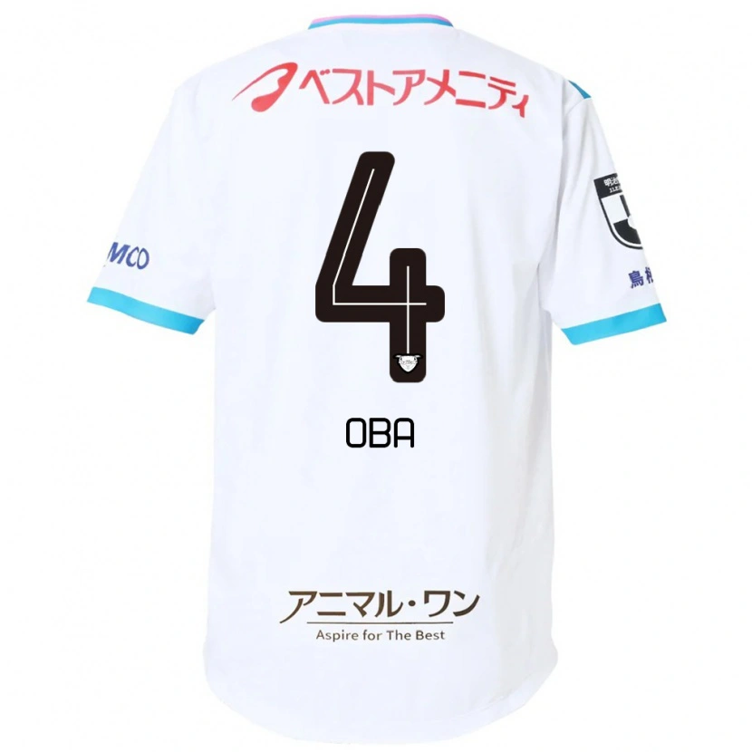 Danxen Homem Camisola Shotaro Oba #4 Branco Rosa Alternativa 2025/26 Camisa