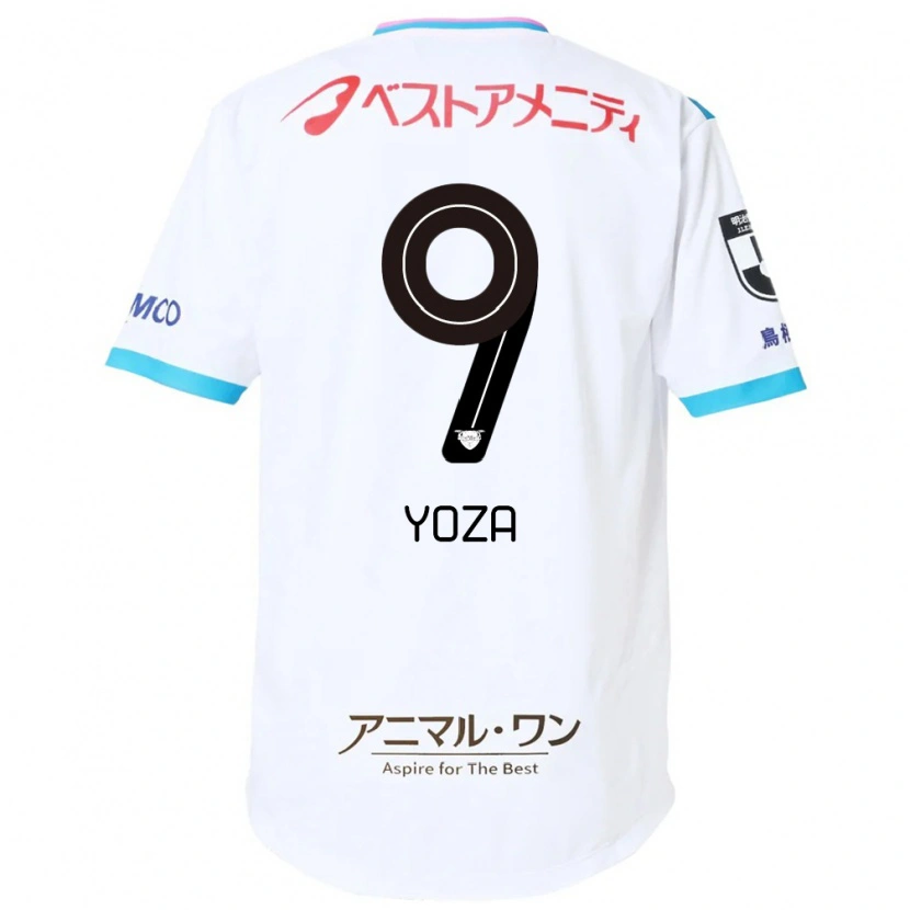 Danxen Homem Camisola Tomomichi Yoza #9 Branco Rosa Alternativa 2025/26 Camisa