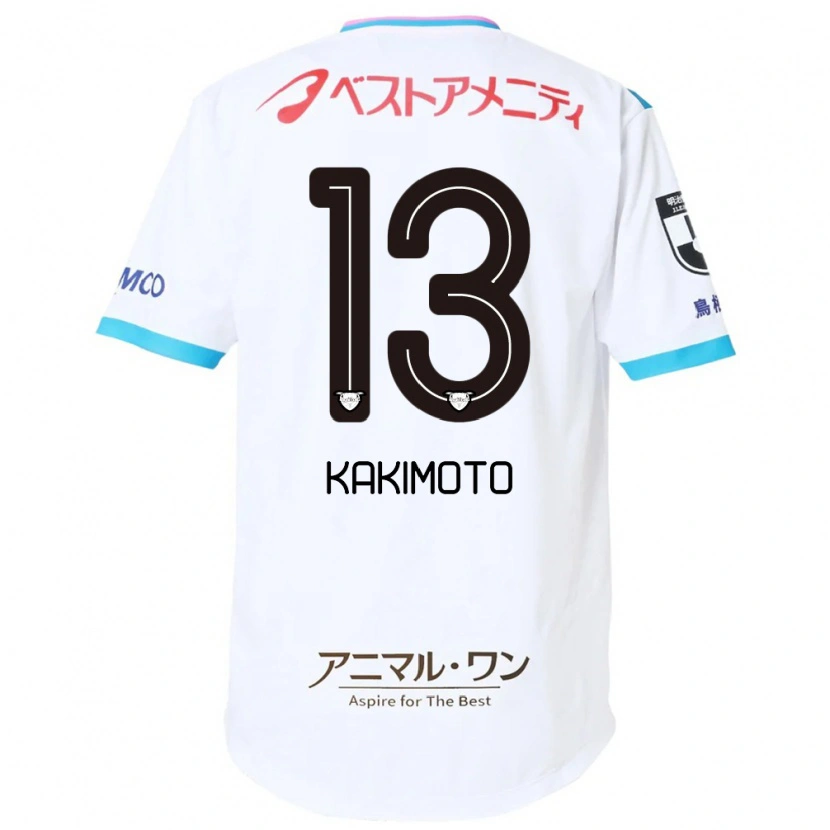 Danxen Homem Camisola Yuto Kakimoto #13 Branco Rosa Alternativa 2025/26 Camisa