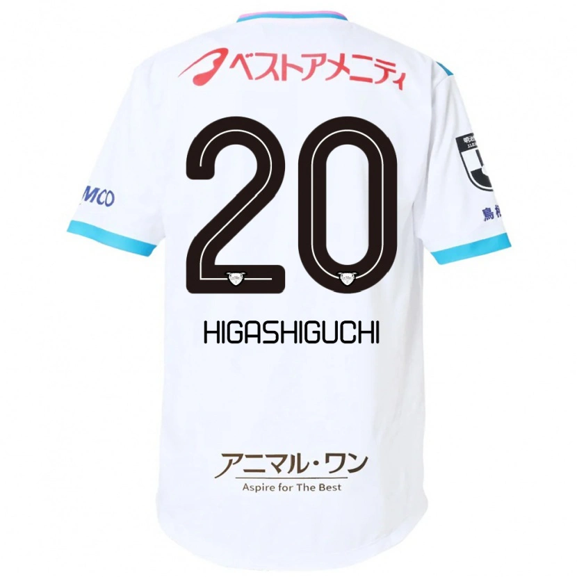 Danxen Homem Camisola Aitaro Higashiguchi #20 Branco Rosa Alternativa 2025/26 Camisa