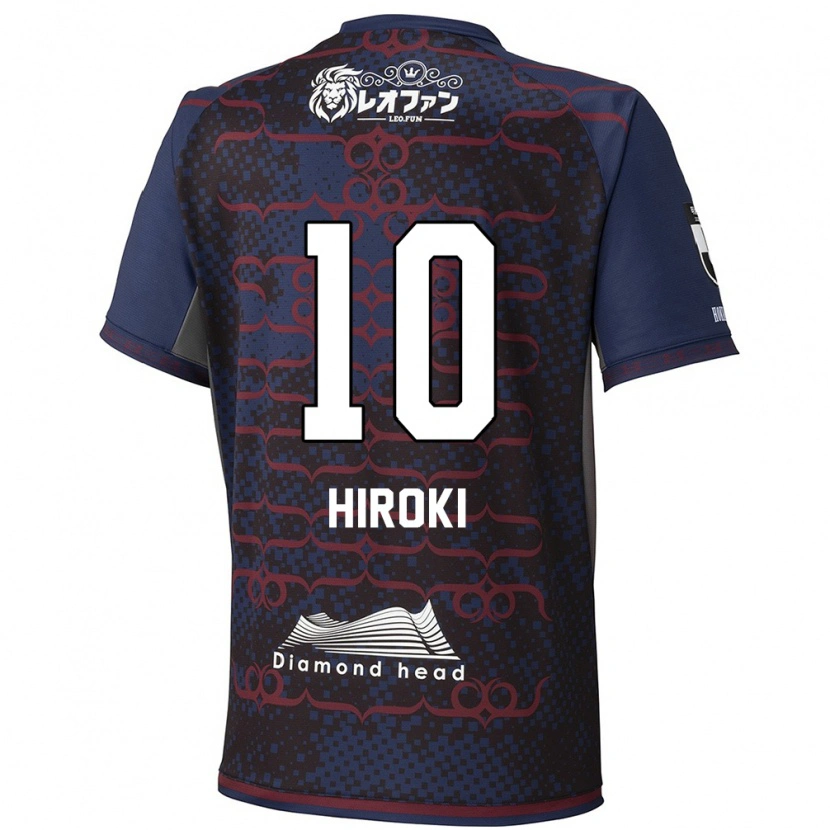 Danxen Homem Camisola Hiroki Miyazawa #10 Azul Vermelho Alternativa 2025/26 Camisa