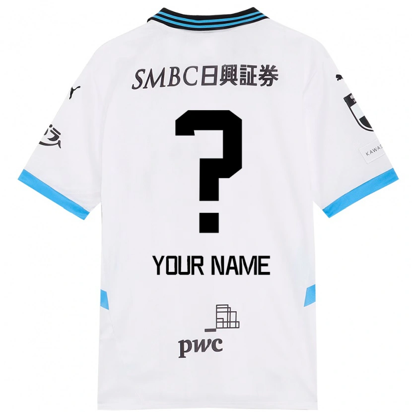 Danxen Homem Camisola Seu Nome #0 Branco Azul Celeste Alternativa 2025/26 Camisa