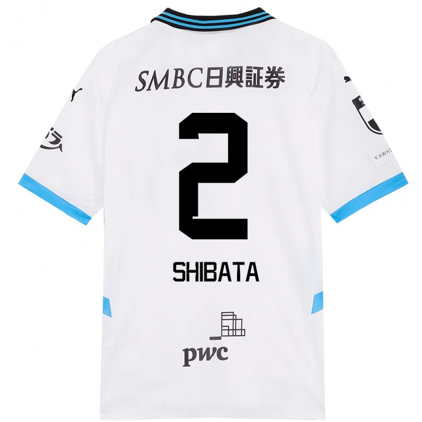 Danxen Homem Camisola Shotaro Shibata #2 Branco Azul Celeste Alternativa 2025/26 Camisa