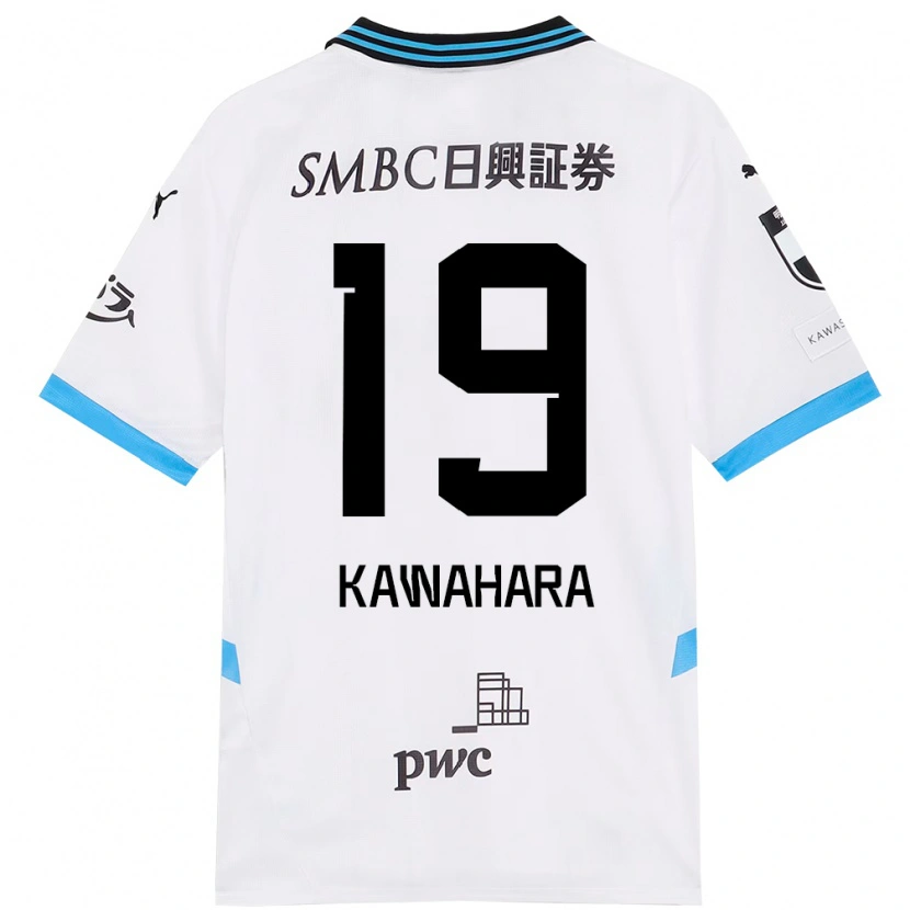 Danxen Homem Camisola So Kawahara #19 Branco Azul Celeste Alternativa 2025/26 Camisa