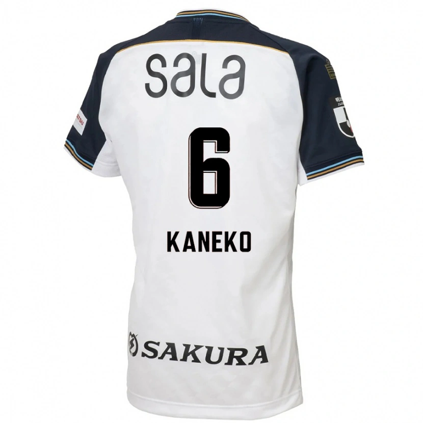 Danxen Homem Camisola Daiki Kaneko #6 Branco Preto Alternativa 2025/26 Camisa
