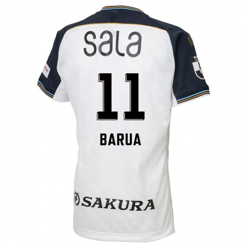 Danxen Homem Camisola Roi Barua #11 Branco Preto Alternativa 2025/26 Camisa